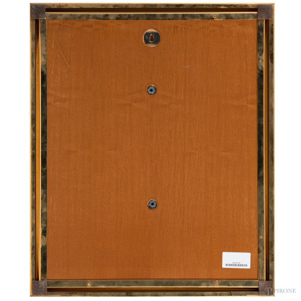 Salvatore Fiume (1915-1997), Maternità, multiplo in bronzo dorato es. 540/750, cm 29x29, firmato ...