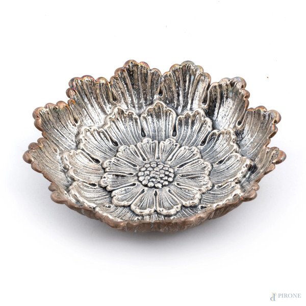 Centrino in argento 925/000 con punzone Gianmaria Buccellati, cm  4x18,5, peso gr 230