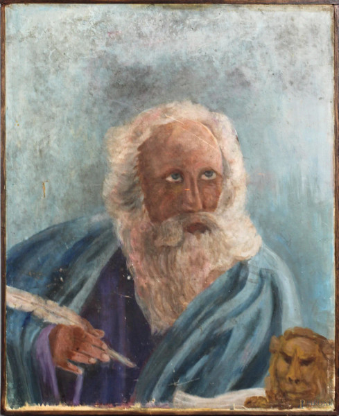 San  Marco, olio su tela cm. 50x40, XX secolo.