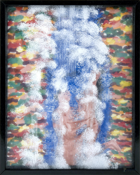 Salomè x Rosenthal, Wasserfall, placca in ceramica, es. 126/299, cm 45x35