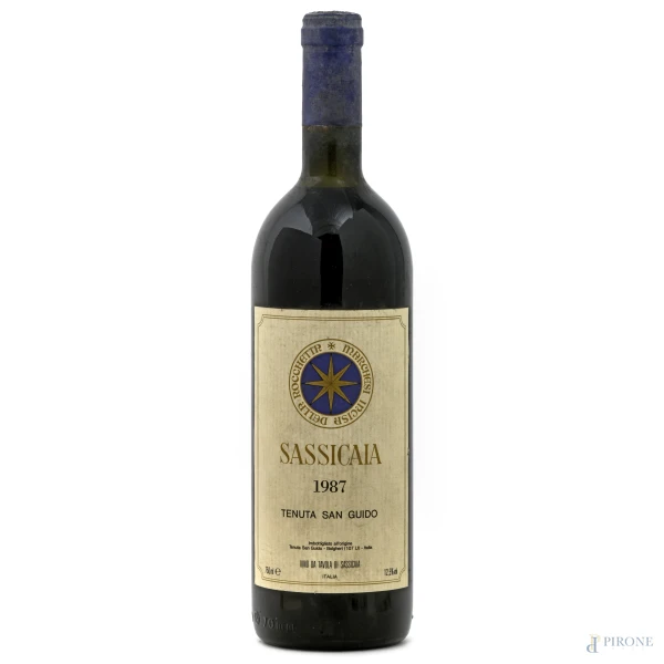 Vino da Tavola di Sassicaia, Tenuta San Guido, 1987