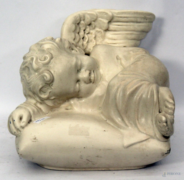 Putto adagiato su cuscino