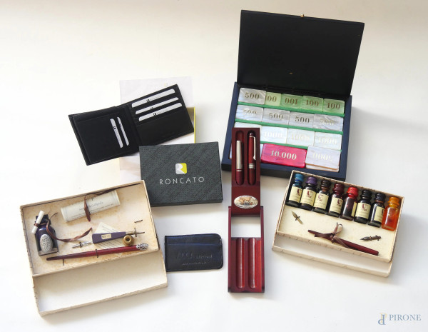 Set Pelletteria-cartoleria-studio uomo