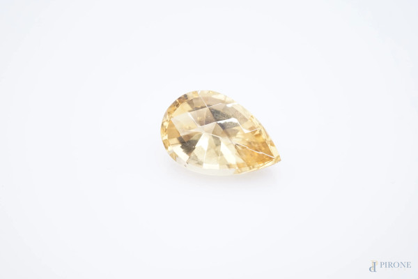 Quarzo citrino da 86,5 CT, cm 4x2,5