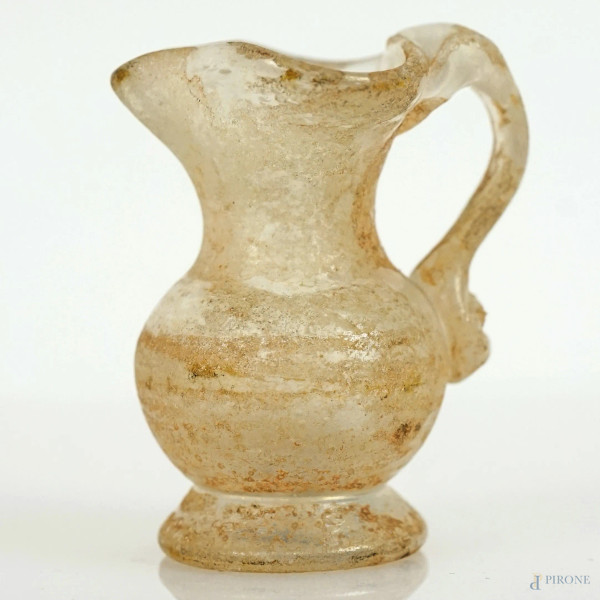 Attr. a Gino Cenedese (1907-1973), cinque miniature in vetro soffiato, con superficie decorata ad...