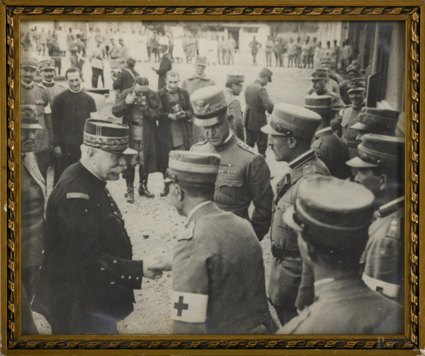 Foto d'epoca, cm 22x27 entro cornice