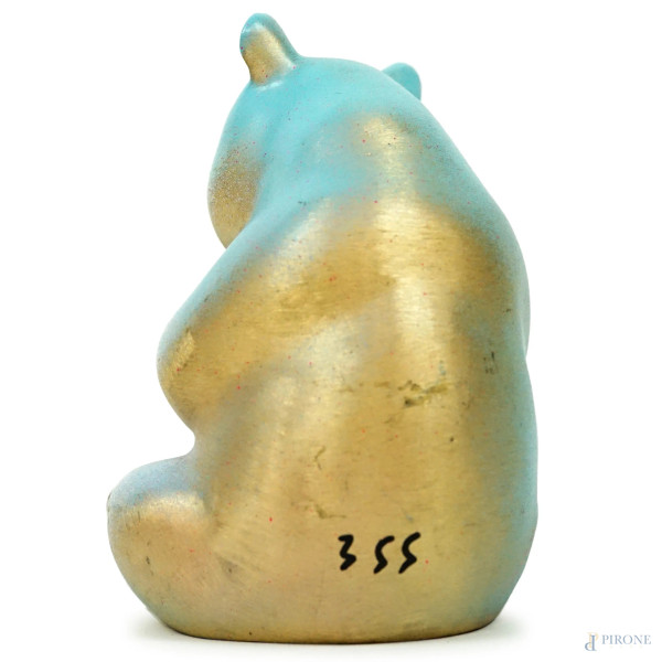 Panda BA, scultura in bronzo, cm 13, numero 355.