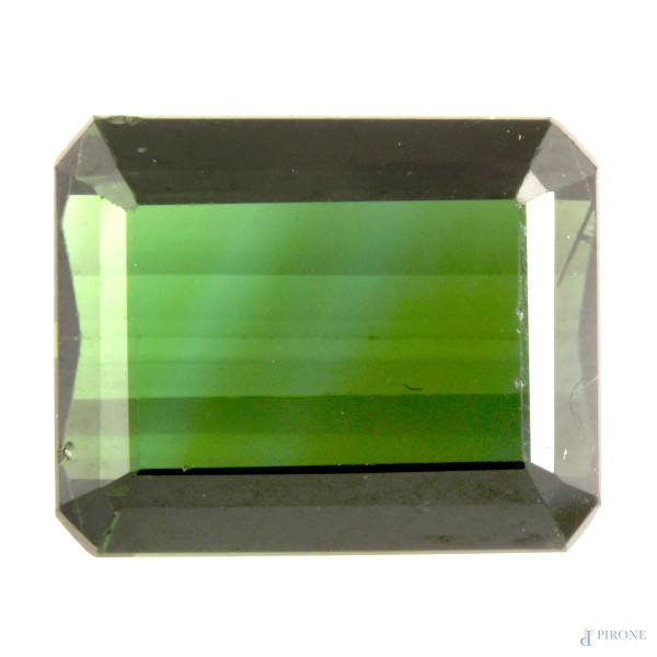Tormalina verdelite, ct 5, mm 9,3x11,6x5