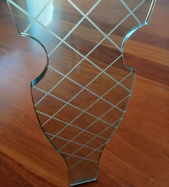 Tavolo in vetro modello Irony, designer Alessandro La Spada, prodotto da FIAM Italia, cm h 75x228...