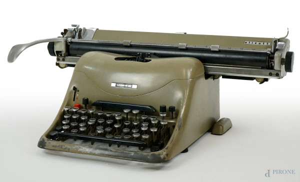 Olivetti Lexicon 80, macchina da scrivere, cm h 20x62x38, (difetti e segni del tempo).
