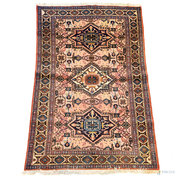 Tappeto, cm 174x109, (difetti)