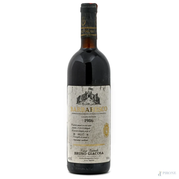 Barbaresco DOCG, Bruno Giacosa, 1986