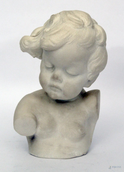 Busto di fanciullo,Scultura in in marmo, Inizi XX sec.