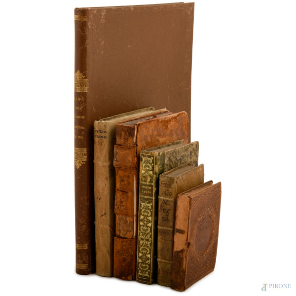 Lotto di 6 libri: