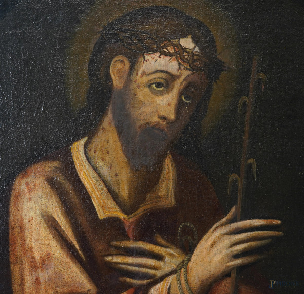 Ecce Homo, XVII secolo, olio su tela, cm 82,5x68,5