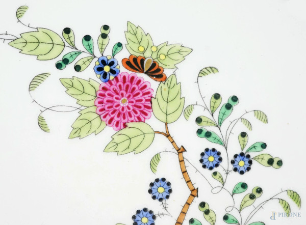 Servizio da tavola in porcellana con decori floreali policromi, Herend, XX secolo, (serie diverse...