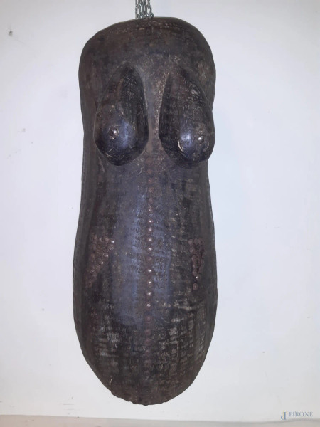 Scultura in legno arte africana h 63 cm.