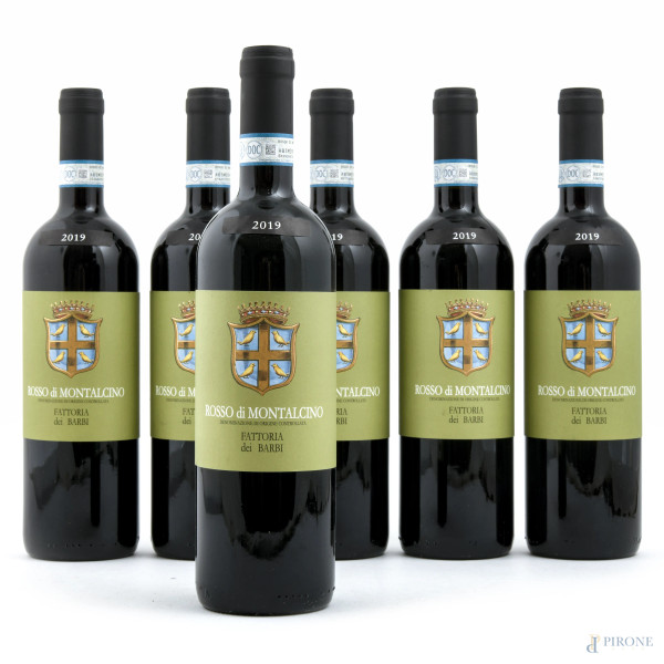 Rosso di Montalcino DOC, Fattoria dei Barbi, 2019