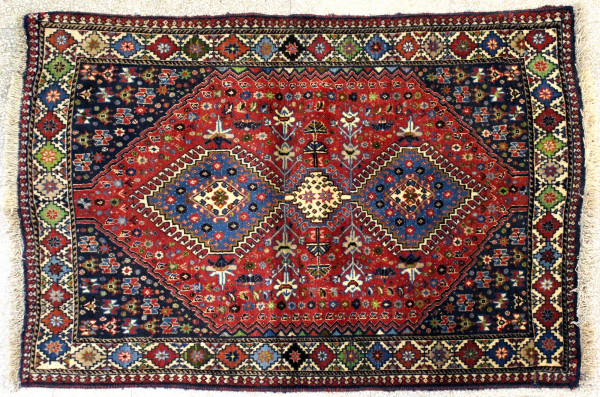 Tappeto persiano Yalameh, cm 140 x 100.