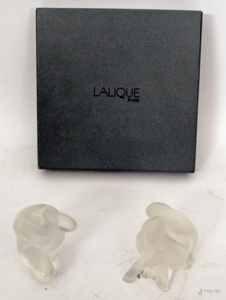 Coppia di donne in cristallo Lalique