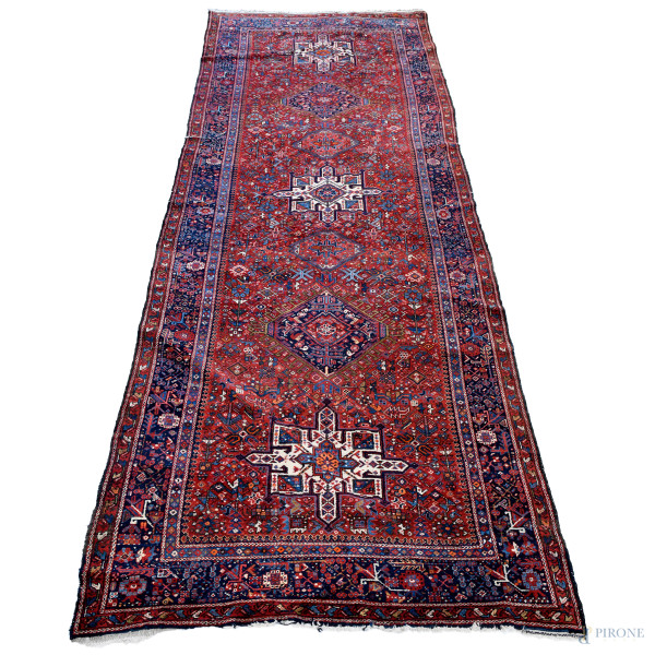 Tappeto, cm 462x168, (difetti)
