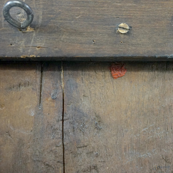 Scuola senese del XVI secolo, Madonna con il Bambino tra San Bernardino da Siena e Santa Caterina...