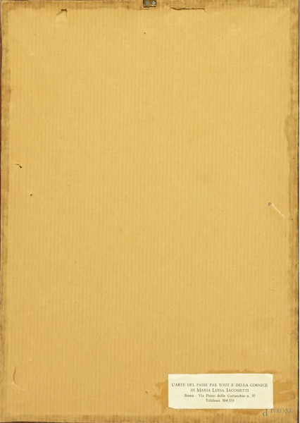 Due incisioni raffiguranti la chiesa di Saint-Pierre de Chateloy e un cavaliere a cavallo, monogr...