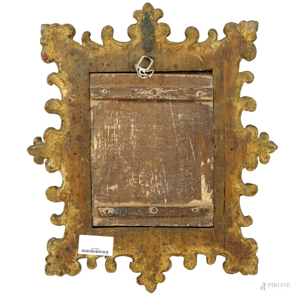 Scuola veneto-cretese del XVI-XVII secolo, Madonna della Consolazione, tempera su tavola a fondo ...