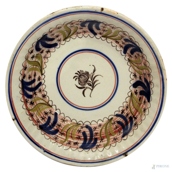 Ciotola in maiolica