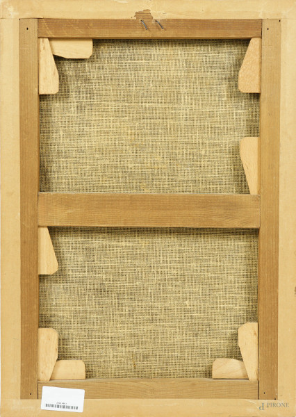 Pittore del XVI-XVII secolo, Vergine annunciata, olio su tela, cm 56.3x40