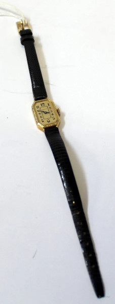Orologio Haussmann da donna in oro, funzionante