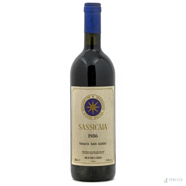 Vino da Tavola, Sassicaia, Tenuta San Guido, 1986