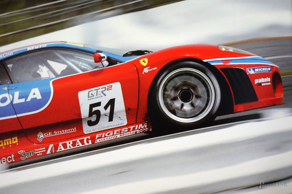 Lotto di due volumi e tre riviste Ferrari, (lievi difetti)