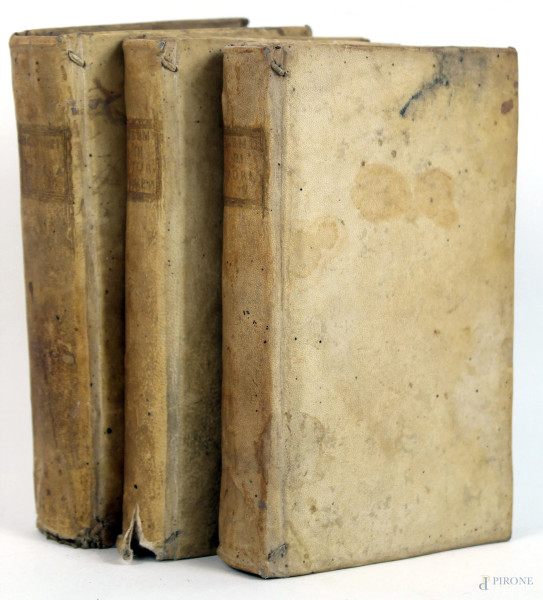 Elementi di storia ad uso delle Scuole Inferiori, Venezia, 1791, Vol. III (tomi I, IV, VI)