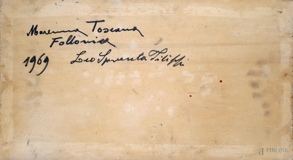 Leo Spaventa Filippi (19121999), Maremma Toscana Follonica, 1969, olio