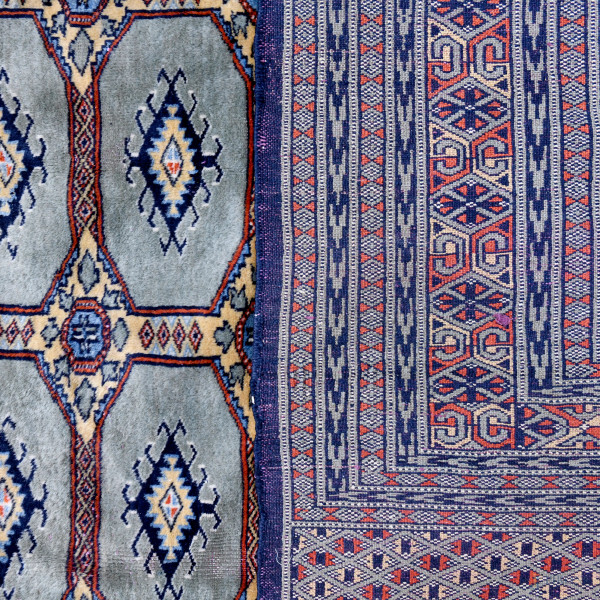 Tappeto, cm 230x158, (segni di usura)