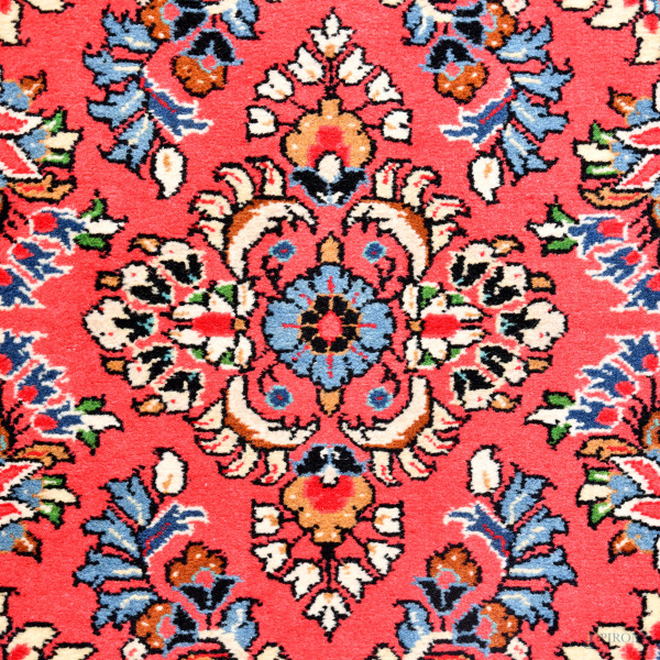 Tappeto, cm 84x299, (segni di usura)