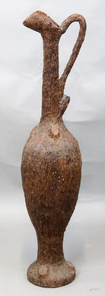 Grande vaso in terracotta, altezza cm. 110, (difetti)