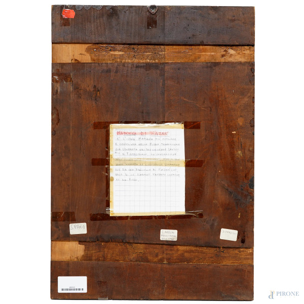 Madonna di Kazan', inizio XX secolo, tempera su tavola, cm 58x40