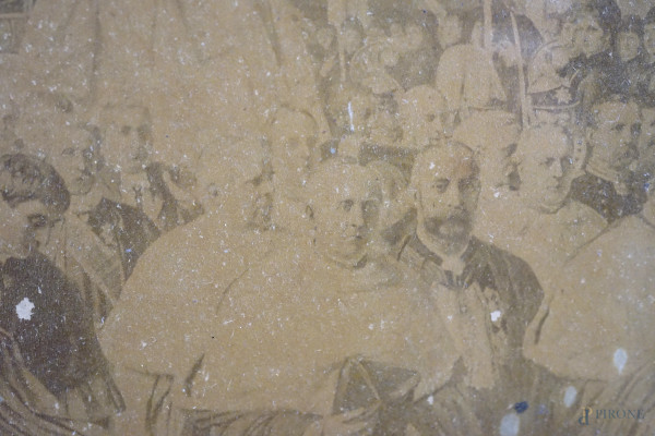 Indulgenza plenaria con fotografia d'epoca ai Sali d'argento, recante data in basso a destra, fin...