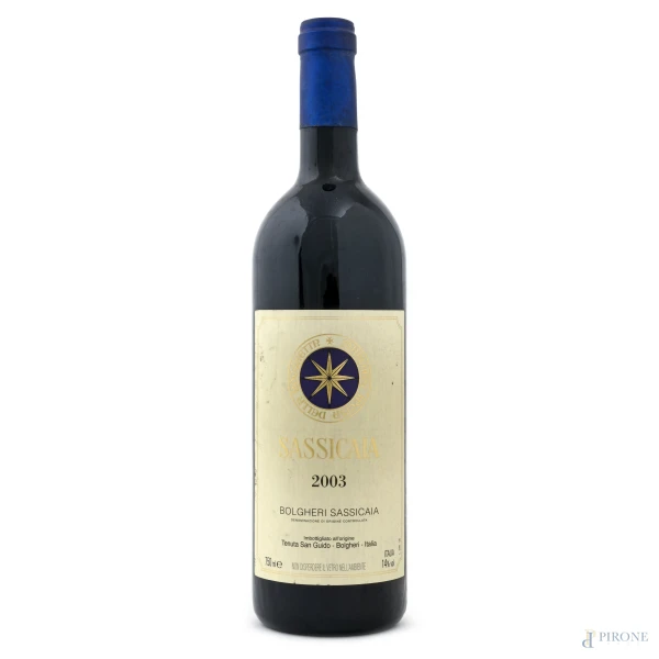 Bolgheri Sassicaia, Sassicaia, Tenuta San Guido, 2003