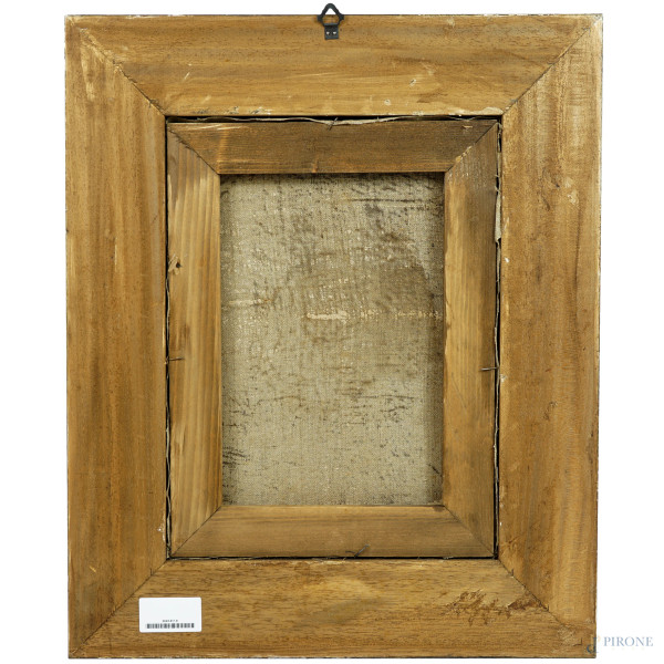 San Tommaso (da Anton Van Dyck, 1599-1641), XIX secolo, olio su tela, cm 40x30, entro cornice