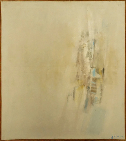 Piero Sadun - Senza titolo, olio su tela, cm 86x75, datato 1960