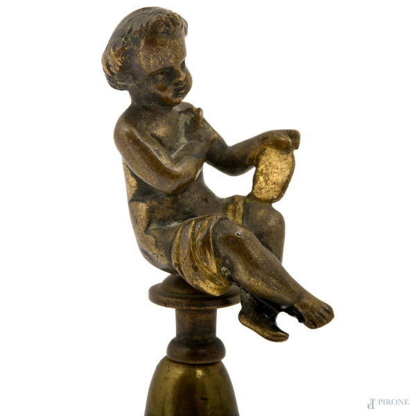 Lotto di 4 sculture in bronzo, XX secolo, (difetti)