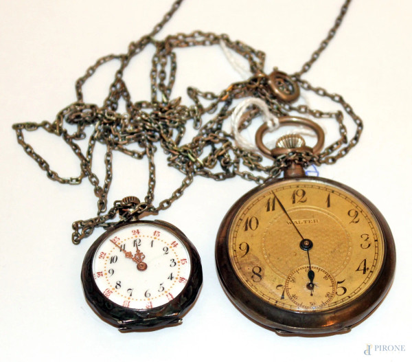 Lotto di un orologio da tasca