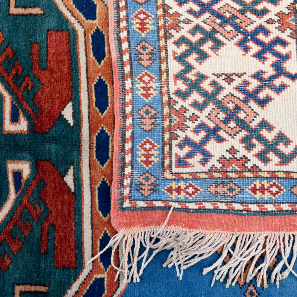 Tappeto, cm 293x119, (difetti)