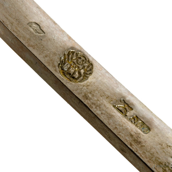 Servizio in argento 800/000, peso complessivo gr 2670 circa, composto da: