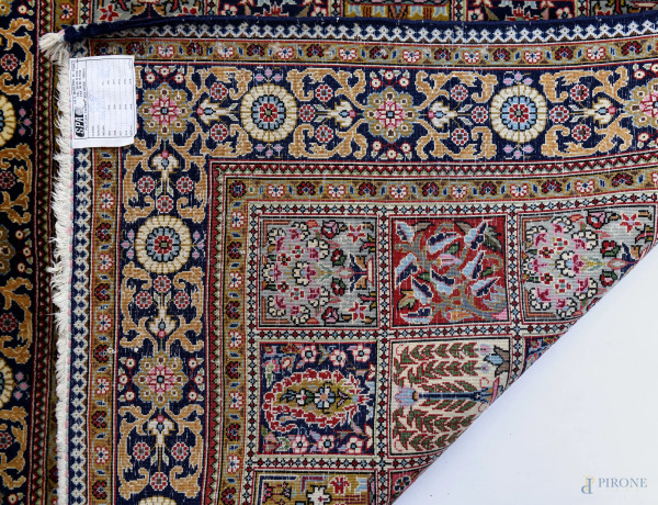 Tappeto persiano, cm 110,5x160,5, (difetti)