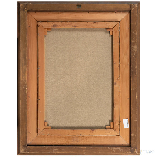 Fernando Troso (1910 – 1990), Mazzo di fiori, olio su tela, cm 70x50, firmato in basso a destra, ...