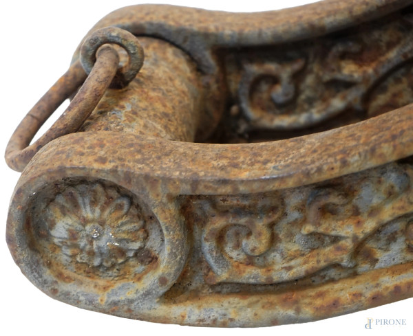 Due modelli di cannoni in ferro, XIX-XX secolo, misura max cm 123,5x42